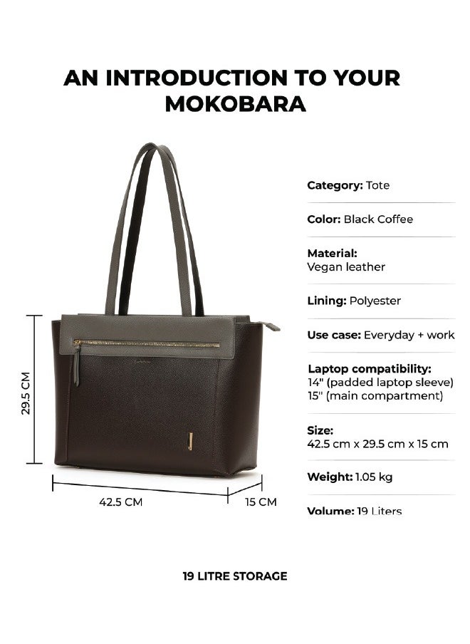 MOKOBARA | The Dawn Tote Shoulder Bag Fits Upto 14