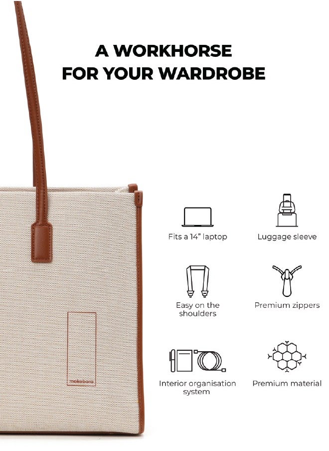 MOKOBARA The Skye Tote Bag | Fits upto 14