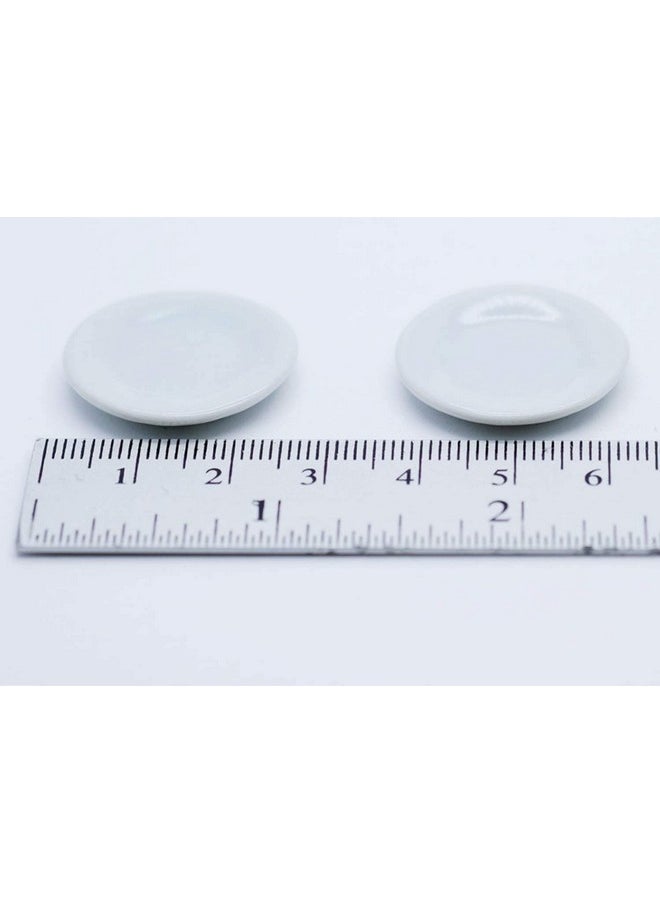 10 White Ceramic Plates or Bowls, Designed for Dollhouse Miniatures, can be Used to add Realism and Detail to Your Miniature Kitchen