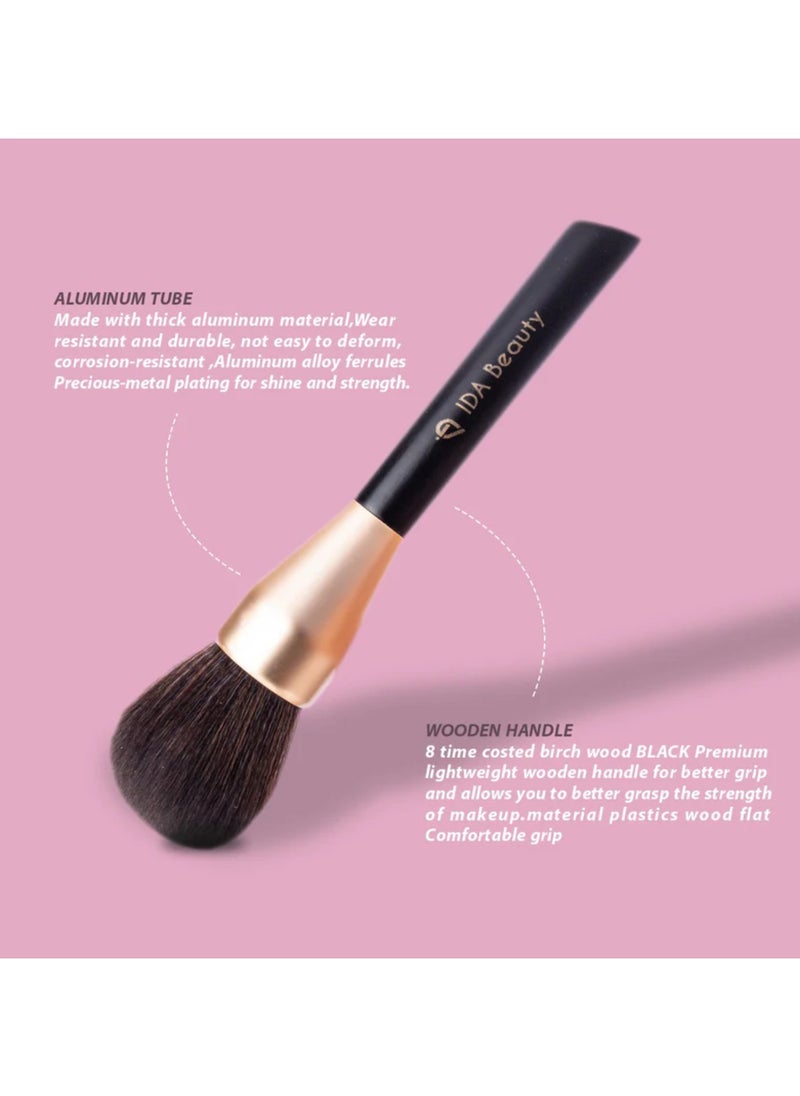 Professional 11-Piece Cluster L Makeup Brush Set | Vegan, Halal, Cruelty-Free | Seamless Blend & Airbrushed Finish