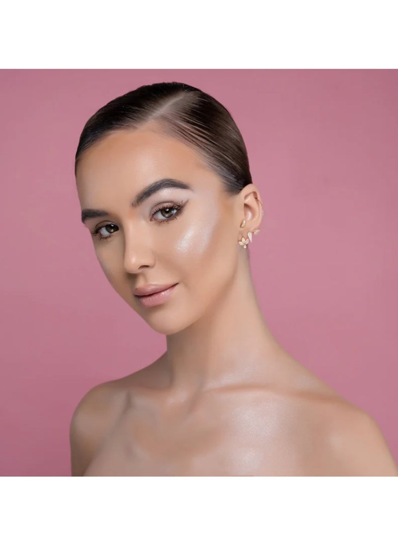Glam Glow Wonder Stick 5D Highlighter | Multi-Use Face & Body Illuminator | Lightweight, Buildable, Long-Lasting | 100% Organic, Vegan, Halal, Cruelty-Free
