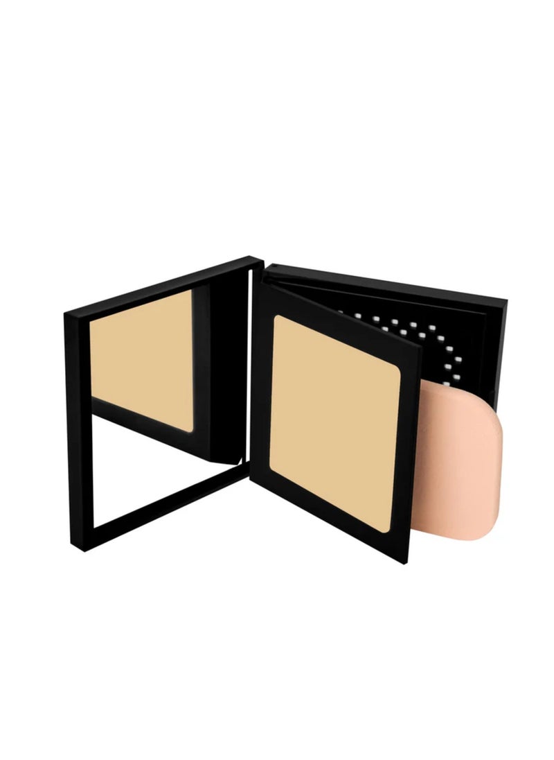 Glam It! Perfect Full Coverage Matte Powder Pressed Foundation | 2-in-1 Setting & Foundation | Matte Finish, Long-Lasting, Lightweight | Vegan, Halal, Cruelty-Free