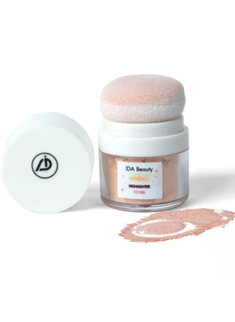 IDA Beauty Glam Glow Wonder Stick 5D Highlighter | Multi-Use Face & Body Illuminator | Lightweight, Buildable, Long-Lasting | 100% Organic, Vegan, Halal, Cruelty-Free
