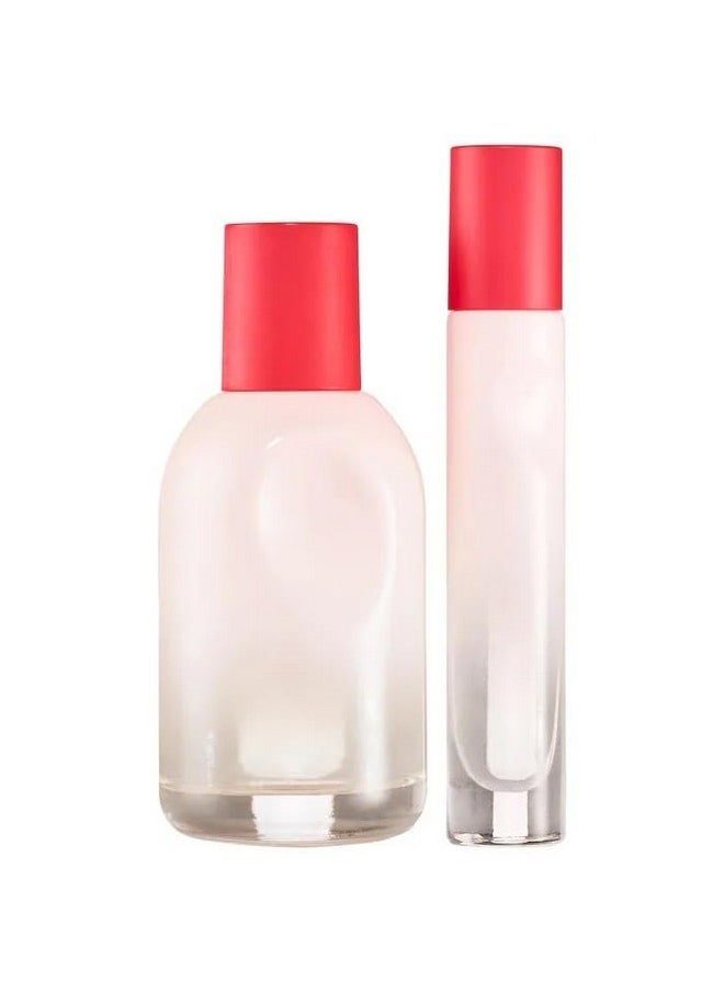 Glossier You Limited Edition Eau de Parfum Holiday Gift Set - Full Size Spray (1.7oz / 50ml) and Travel Size Rollerball (0.27oz / 8ml)
