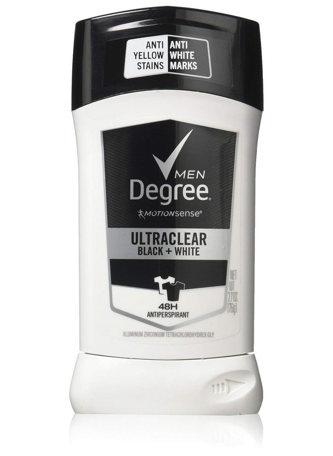 Degree Deodorant 2.7 Ounce Mens Ultra Clear Black & White, 2.7 Ounce (Pack of 6)
