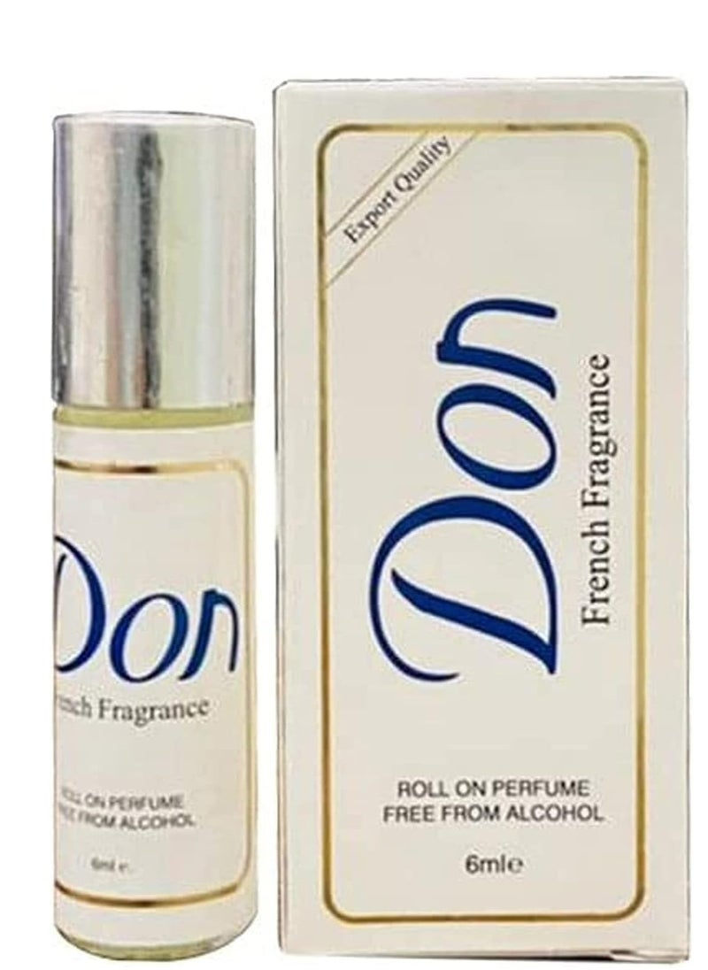 French Fragrance Roll On Perfume 6 ML 12 Pcs