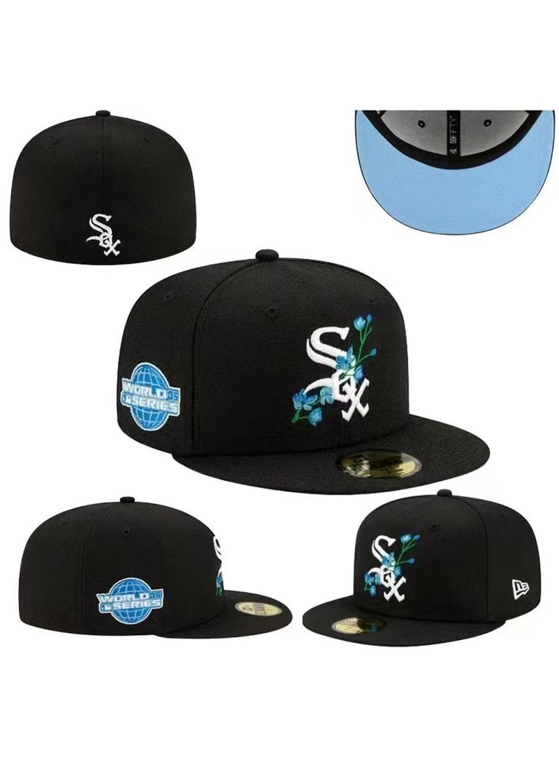 Fashionable Embroidered Baseball Cap With Adjustable Buckle For Reverse Wearing Street Dance For Daily Wear And Outdoor Sports-61.5CM