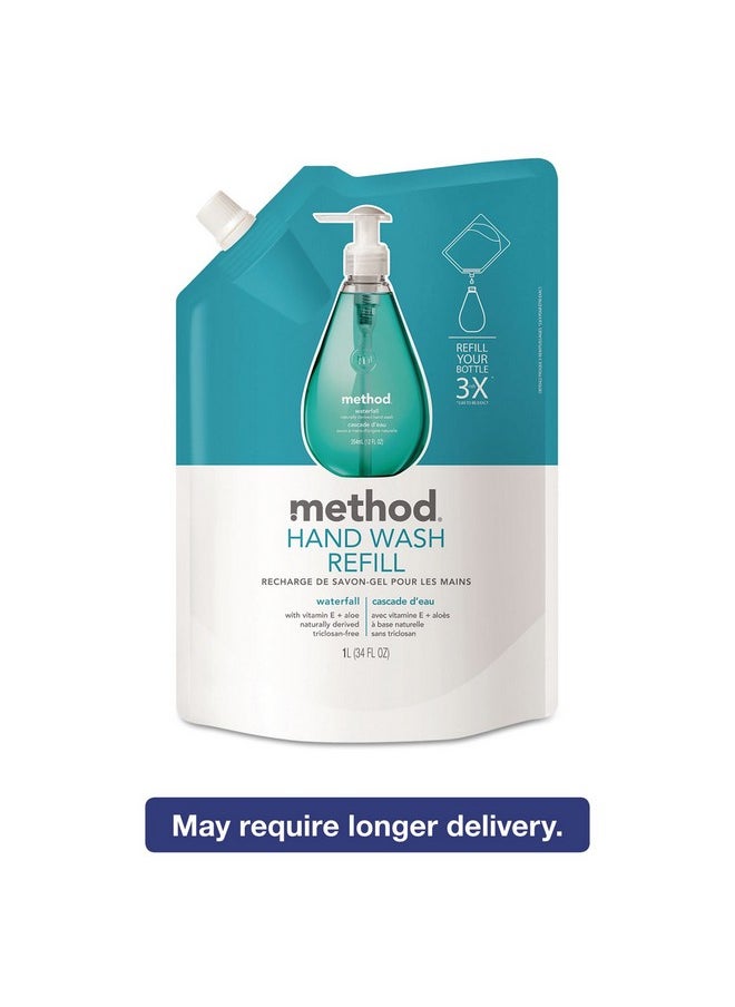 Method Gel Hand Wash Refill Pouch, Waterfall, 34 Ounce