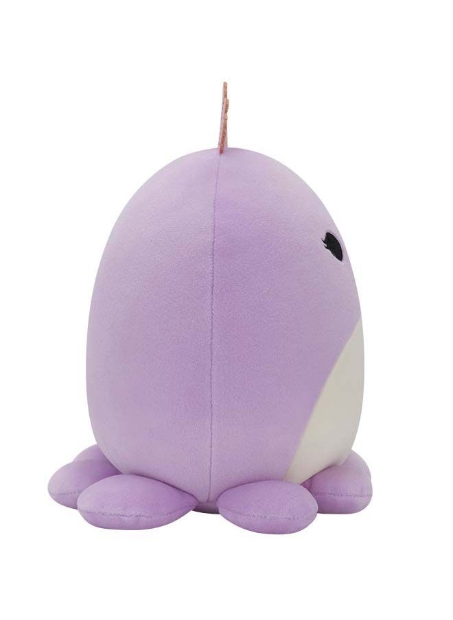 7.5 inch Violet the Purple Octopus w Crown , Officially Licensed Kellytoy Plush Toy, Colorful Soft Toy, Gift for Kids, Girls & Boys Washable Squishy Stuff Toy Multicolor All Age
