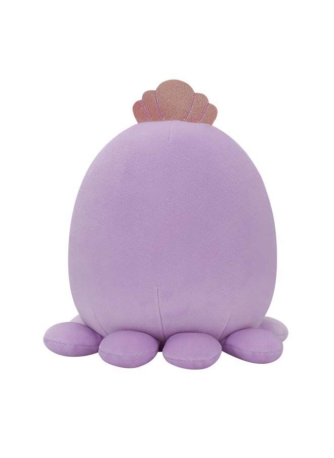 7.5 inch Violet the Purple Octopus w Crown , Officially Licensed Kellytoy Plush Toy, Colorful Soft Toy, Gift for Kids, Girls & Boys Washable Squishy Stuff Toy Multicolor All Age
