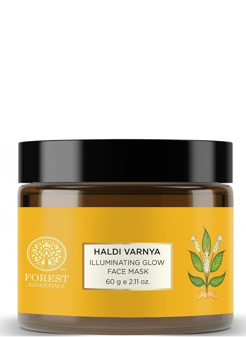 Haldi Vernya Lepa | Ayurvedic Skin Brightening Facial Mask With Turmeric | Moisturising And Hydrating Face Pack