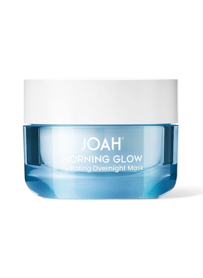JOAH Facial Mask, Morning Glow Hydrating Overnight Face Mask with Collagen & Hyaluronic Acid, Korean Skin Care, Brightening & Glowing Skin, 3.88 Ounces