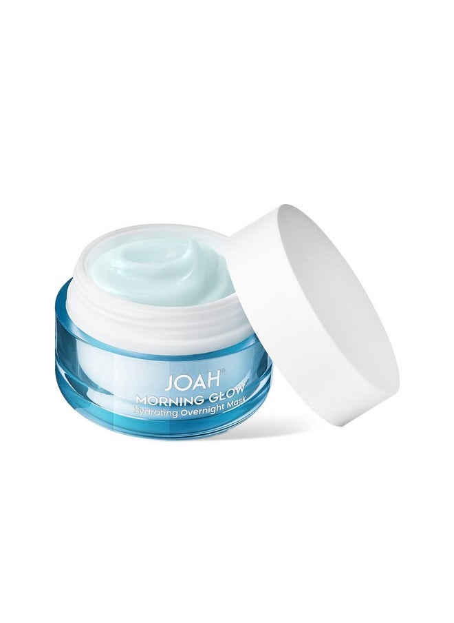 JOAH Facial Mask, Morning Glow Hydrating Overnight Face Mask with Collagen & Hyaluronic Acid, Korean Skin Care, Brightening & Glowing Skin, 3.88 Ounces