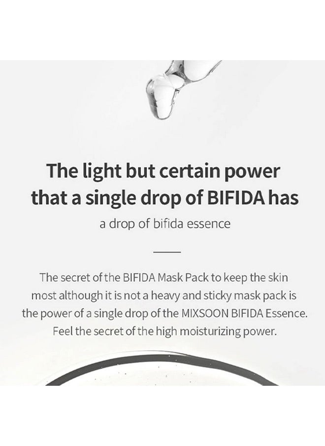 mixsoon Bifida Sheet Mask Pack Face Moisturizer Sheets Korean Glass Skin Care 1Pack (5ea)