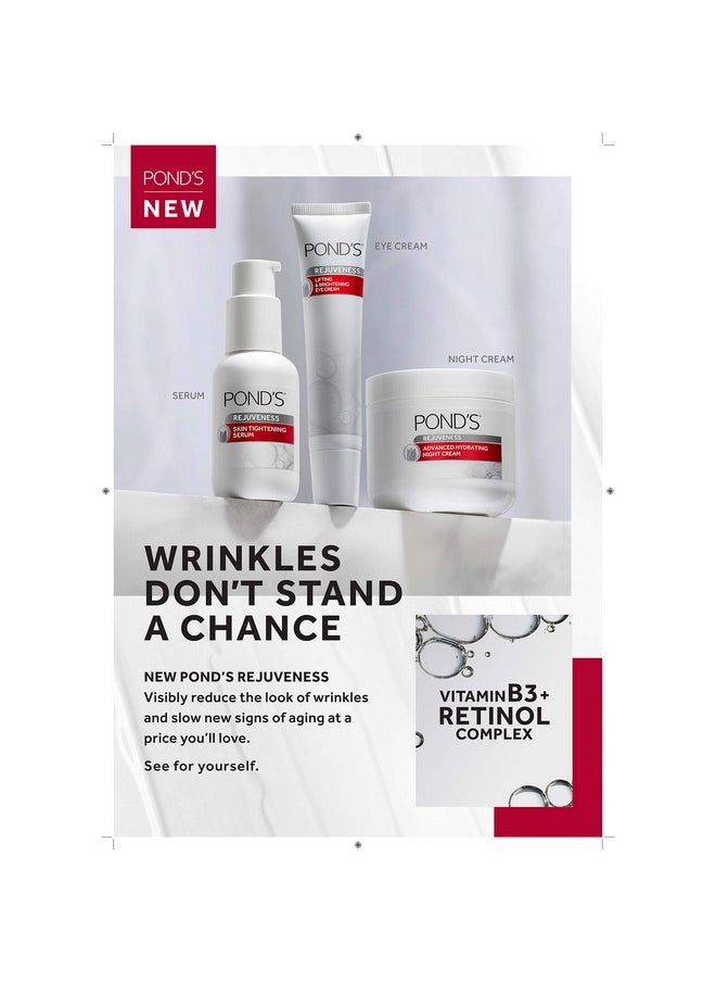 Pond's Skin Tightening Serum Visibly Tightens The Appearance Of Skin & Helps Slow New Signs of Aging Rejuveness Face Serum 1.7 Oz
