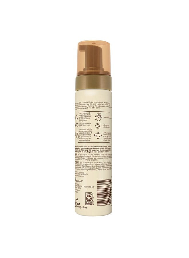 Hawaiian Tropic Sunless Tan Light/Medium Self-Tanning Foam, 6.7oz | Self Tanner Light, Self Tanner Medium, Sunless Tanner, Sunless Tanning Foam, 6.7oz