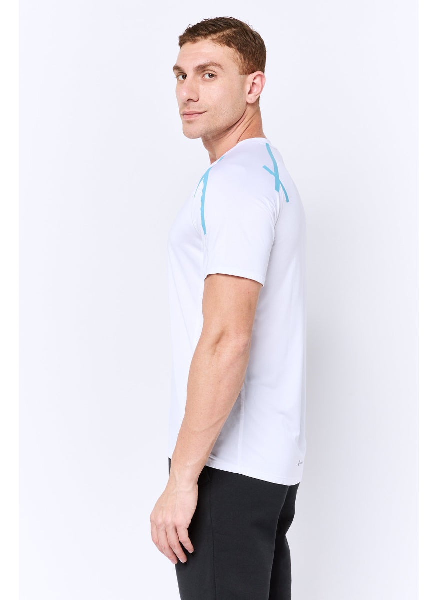 Men Sportswear Fit Short Sleeve Training T-Shirt, White