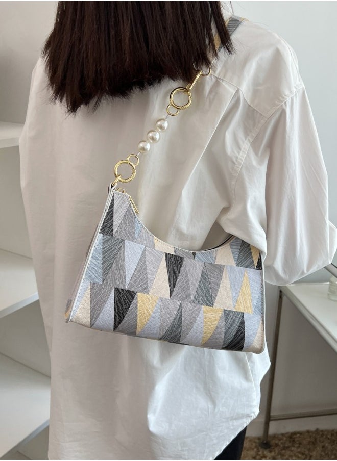 Women's Fashionable and Versatile Shoulder Bag, Ladies Simple Casual Baguette Bag Carrying Bag Side Bag, Armpit Bag, Chain Small Square Bag Tote Bag Handbag for shopping,work,dating,travel