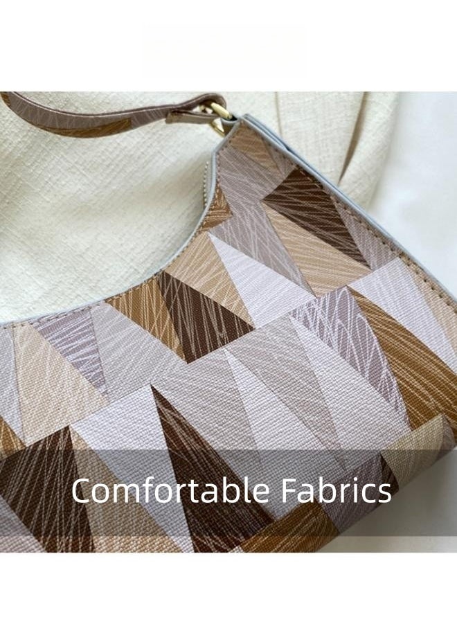 Women's Fashionable and Versatile Shoulder Bag, Ladies Simple Casual Baguette Bag Carrying Bag Side Bag, Armpit Bag, Chain Small Square Bag Tote Bag Handbag for shopping,work,dating,travel