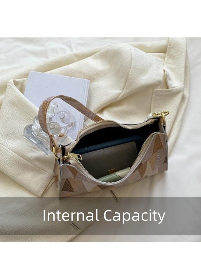 Women's Fashionable and Versatile Shoulder Bag, Ladies Simple Casual Baguette Bag Carrying Bag Side Bag, Armpit Bag, Chain Small Square Bag Tote Bag Handbag for shopping,work,dating,travel
