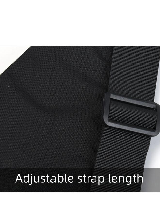 Unisex New Fashion Shoulder Bag, Outdoor Travel Crossbody Bag Sling Bag Chest Bag for Men and Women, Casual Carry Bag Hiking Bag Sports Bag for College Students(Black And Blue)