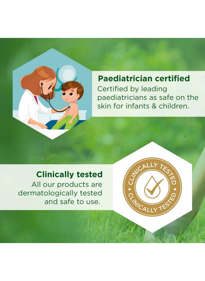 Dabur Odomos Naturals Mosquito Repellant Spray 100ml, Clinically Tested & Pediatrician Certified,8 Hours Protection in Single Application,Protection Against Dengue, Malaria & Chikungunya,Safe on Skin
