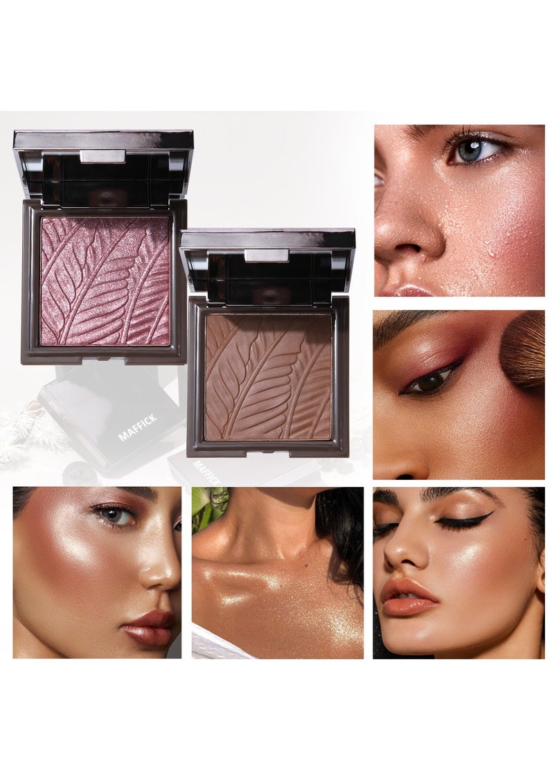 Maffick Concealer & Corrector Powder，Setting Powder, Face Powder Makeup & Finishing Powder, Color Correcting For Even Tone