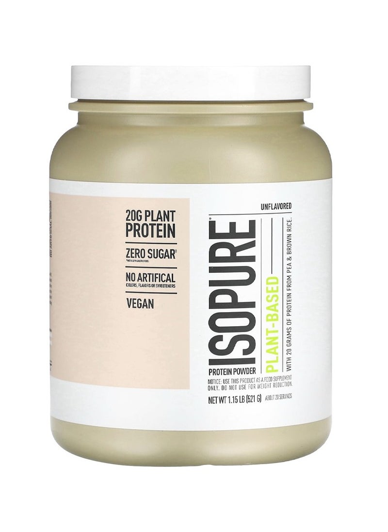 Plant-Based Protein Powder Unflavored 521g