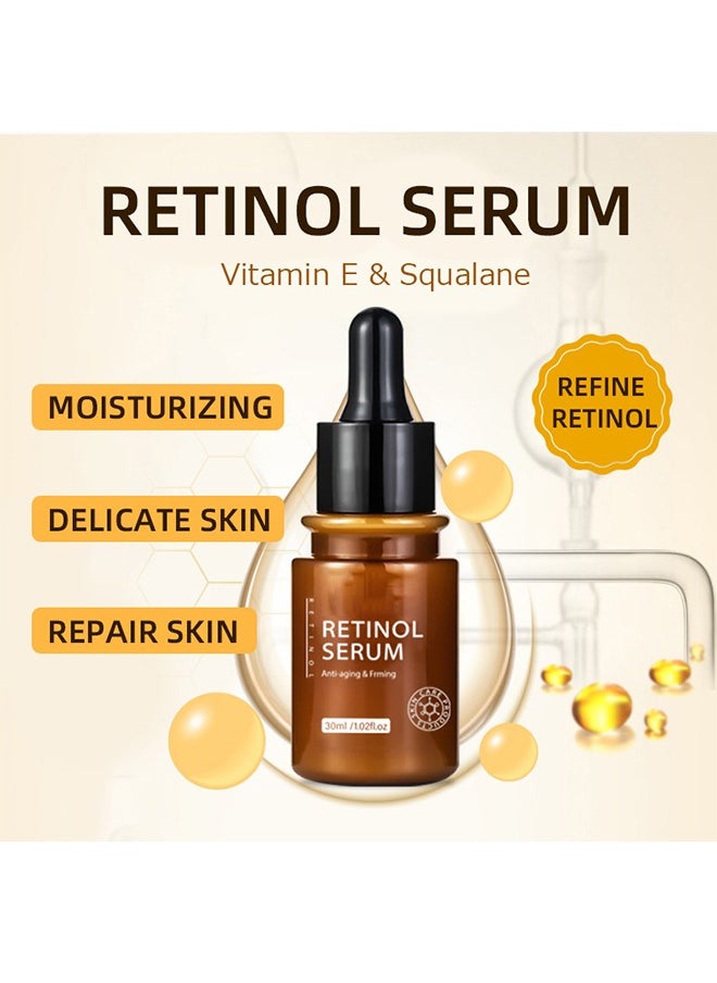 Retinol Cream Anti-Aging and Retinol Serum Anti-Aging & Frming, Anti Aging Collagen Firming Serum Anti wrinkle Cream Skin Tightening Lifting Hydrating Cream and Serum Combo