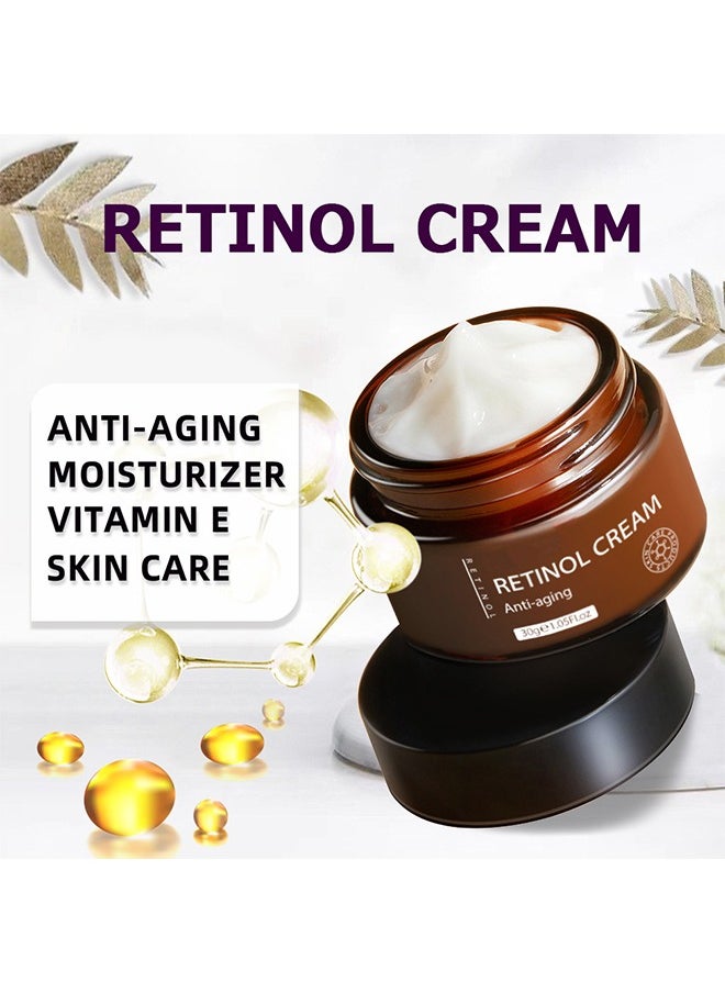 Retinol Cream Anti-Aging and Retinol Serum Anti-Aging & Frming, Anti Aging Collagen Firming Serum Anti wrinkle Cream Skin Tightening Lifting Hydrating Cream and Serum Combo