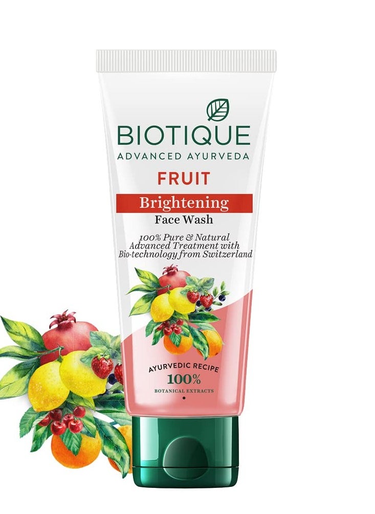 Biotique Bio White Advanced Face Wash 50 ml/1.69 Oz. I 100% Pure & Natural
