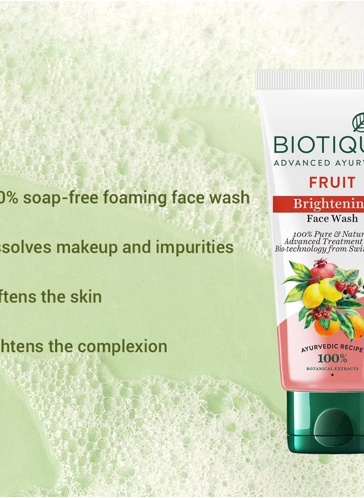Biotique Bio White Advanced Face Wash 50 ml/1.69 Oz. I 100% Pure & Natural