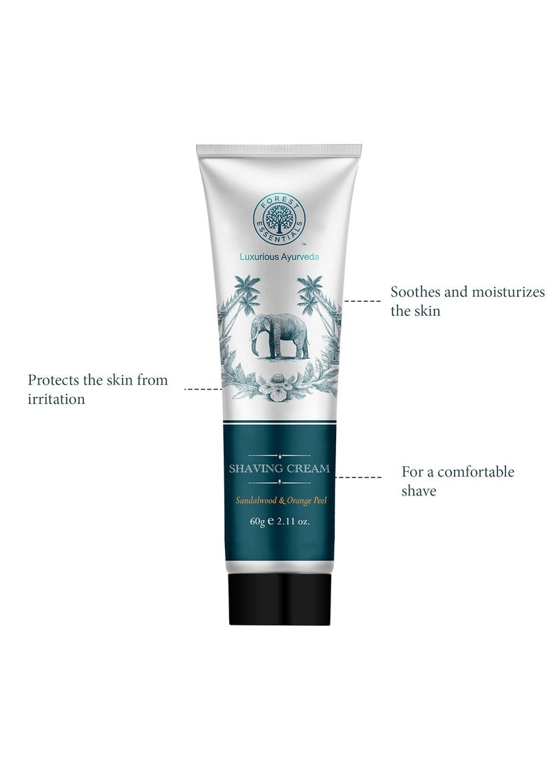 Shaving Cream Sandalwood & Orange Peel 60g