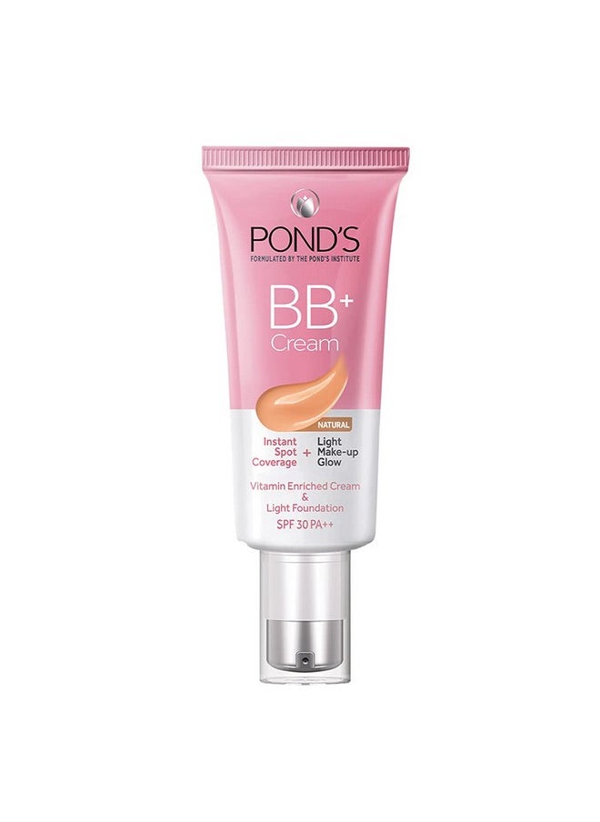 Bb+ Light Coverage Cream, Instant Spot Coverage For Normal Skin + Natural Glow, 01 Original 30 G, Pack Of 1