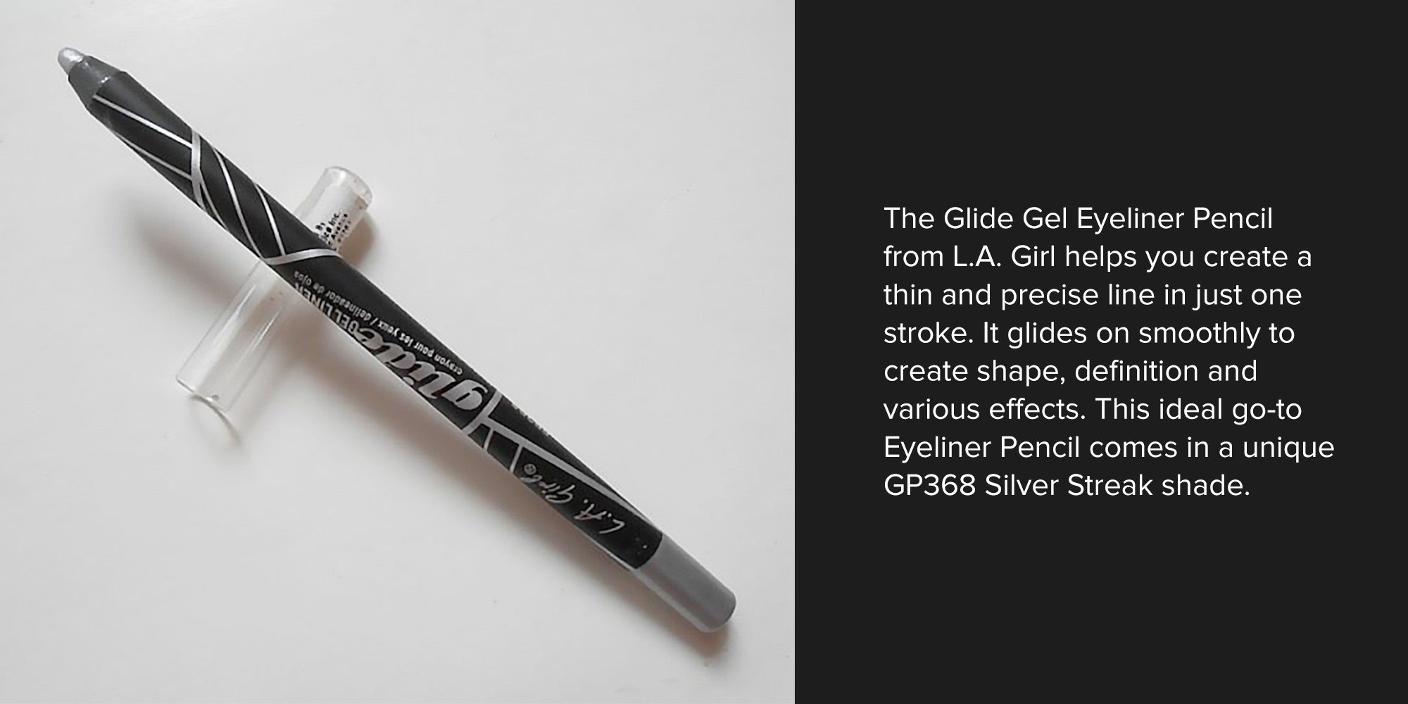 Gel Glide Eyeliner Pencil Silver Streak