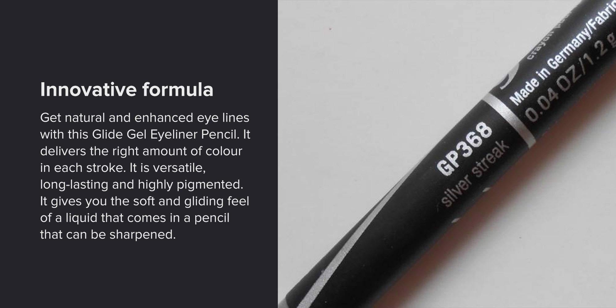 Gel Glide Eyeliner Pencil Silver Streak