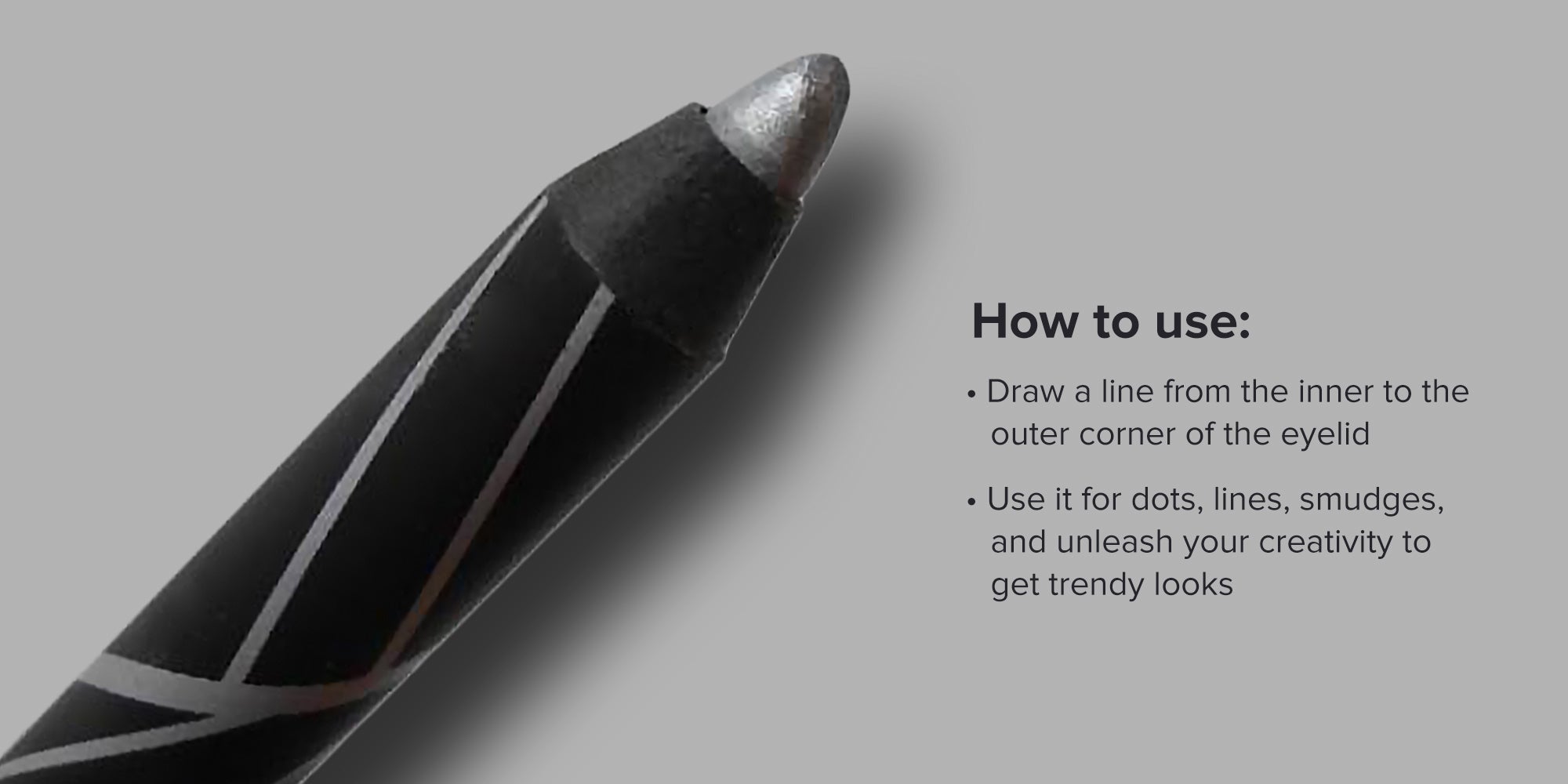 Gel Glide Eyeliner Pencil Silver Streak