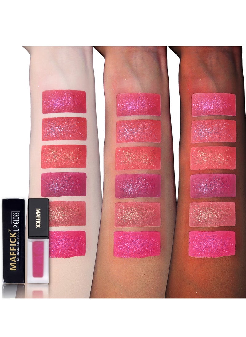 Maffick Lip Gloss, Super Lustrous The Gloss, Non-Sticky, High Shine Finish, 4.5g