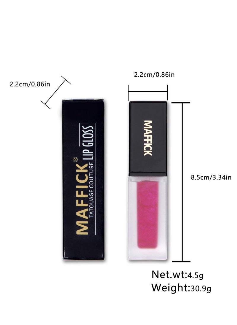 Maffick Lip Gloss, Super Lustrous The Gloss, Non-Sticky, High Shine Finish, 4.5g