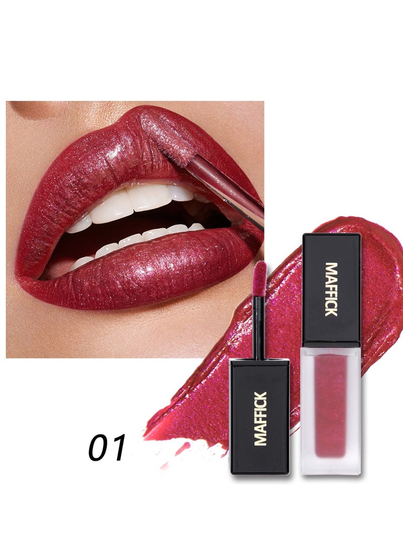 Maffick Lip Gloss, Super Lustrous The Gloss, Non-Sticky, High Shine Finish, 4.5g