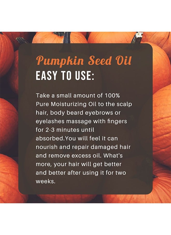 Pumpkin Seed Oil,Nourish & Promote Hair Growth Hydrate & Smoothe Dry Skin 60ml