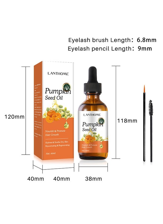 Pumpkin Seed Oil,Nourish & Promote Hair Growth Hydrate & Smoothe Dry Skin 60ml