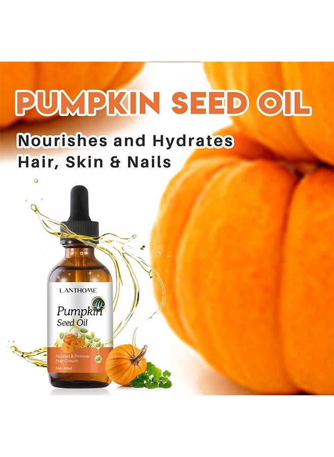 Pumpkin Seed Oil,Nourish & Promote Hair Growth Hydrate & Smoothe Dry Skin 60ml