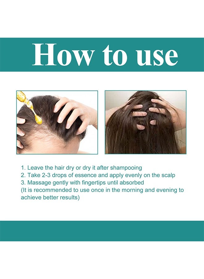 Hair Growth Serum - Biotin Hair Regrowth Oil Prevent Hair Loss and Helps Hair Thicker, Stronger, Longer Hair Treatment Men and Women (45 ML)