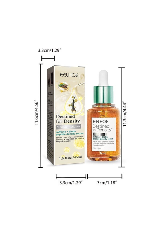 Hair Growth Serum - Biotin Hair Regrowth Oil Prevent Hair Loss and Helps Hair Thicker, Stronger, Longer Hair Treatment Men and Women (45 ML)