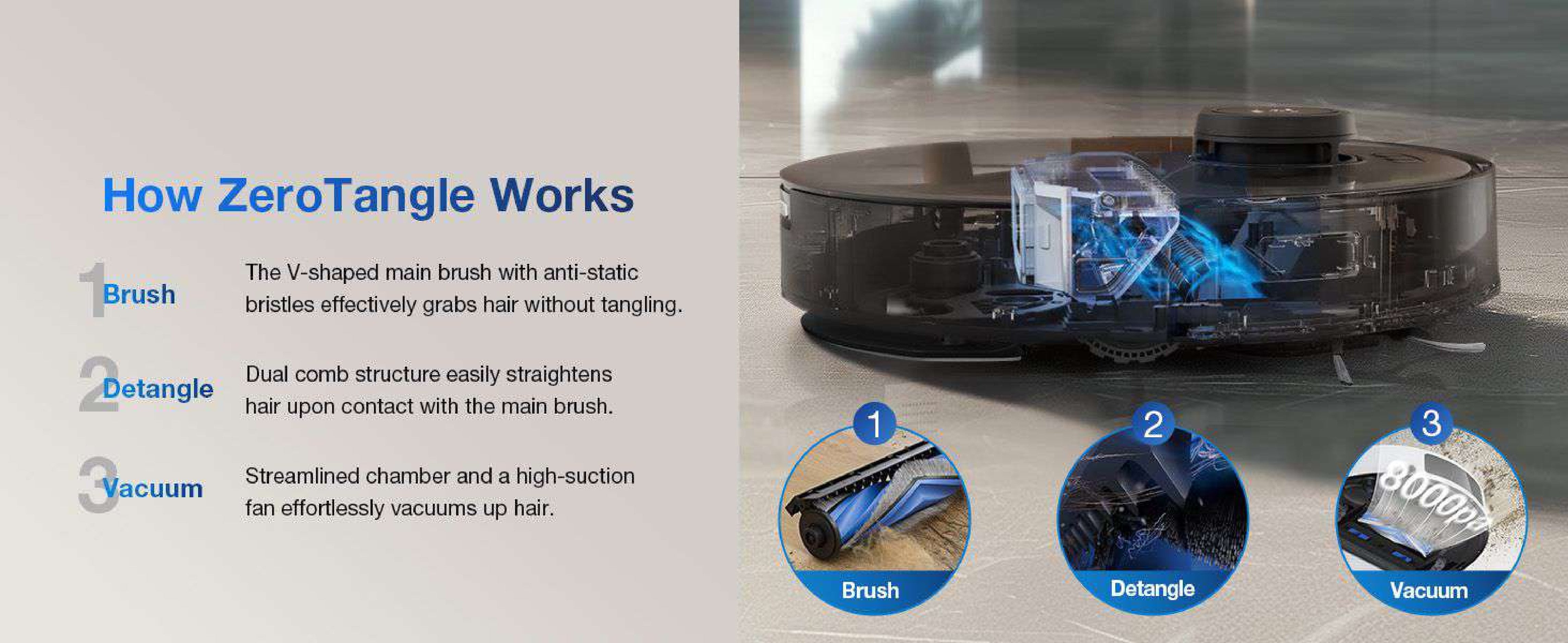 ECOVACS DEEBOT N20 PRO Plus Robot Vacuum & Mop | 8000Pa Suction | Self-Emptying | 320min Runtime | Smart Mapping & LiDAR | Pet-Friendly | App/Voice Control | 1000 W DKX55 Black