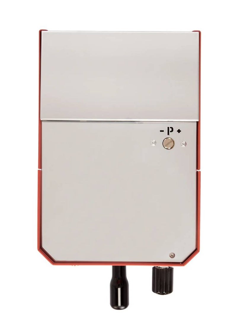 Go Espresso Machine - Compact Dual Boiler Coffee Maker with PID Temperature Control, Commercial-Grade Portafilter, and Built-In Steam Wand for Perfect Espresso and Cappuccino Brewing - Red