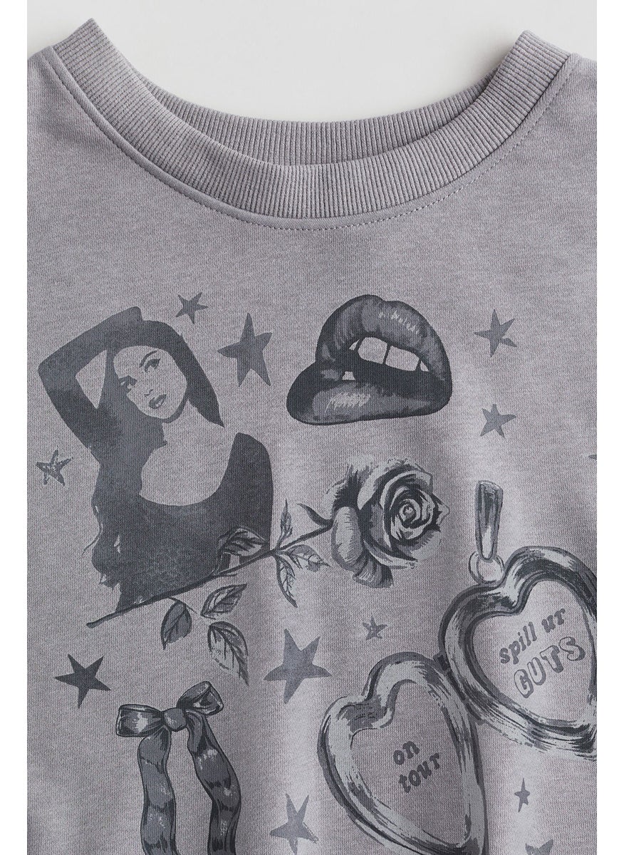 Printed Sweater