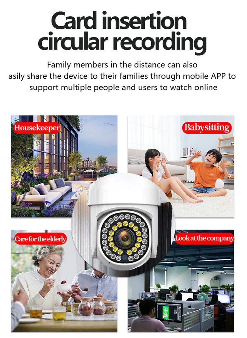 360° Camera Hd Indoor and Outdoor WIFI Monitor 1080P HD