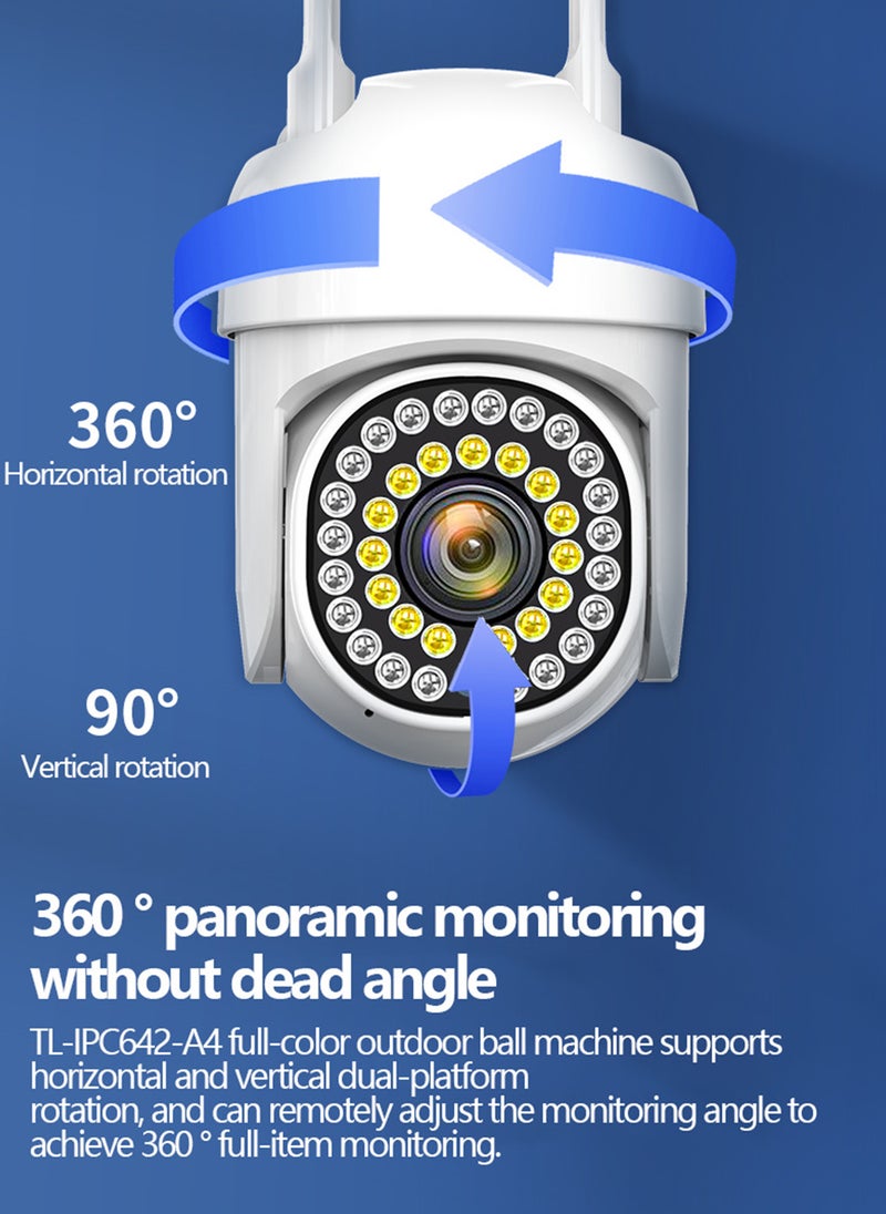 360° Camera Hd Indoor and Outdoor WIFI Monitor 1080P HD
